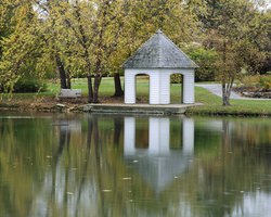 Gazebo And Pond